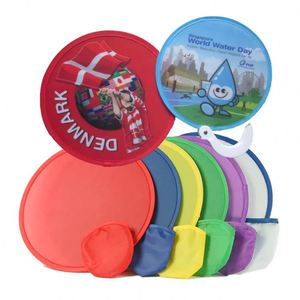 Éventail pliable par sublimation, disque volant promotionnel avec pochette - Product Image 5