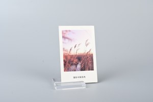 Hot bán trong suốt <span class=keywords><strong>Acrylic</strong></span> đứng chủ để hiển thị hình ảnh trong văn phòng và nhà như một tối giản trang trí phụ kiện - Product Image 3