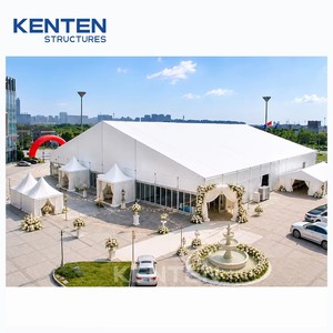 Tendone di Lusso per Matrimoni ed Eventi, Grande Tenda Bianca per Cerimonie 20mx40m 40x60 40x80 60x40 60x80, Gazebo per Feste, Tenda a Piramide con Struttura - Product Image 4