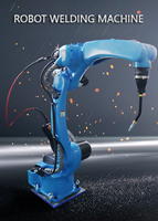 Brazo robótico de seis ejes de alto valor Robot de soldadura de escenario completo multifunción Programación fácil Reemplaza la operación manual PLC