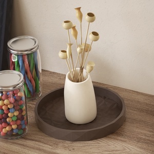 <span class=keywords><strong>Moule</strong></span> en <span class=keywords><strong>silicone</strong></span> pour pot de fleurs, plateau de rangement, <span class=keywords><strong>moule</strong></span> d'impression en ciment de gypse DIY pour lève-tôt, vente en gros - Product Image 6