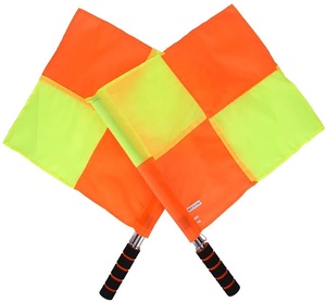 Drapeaux d'<span class=keywords><strong>arbitre</strong></span> Linesman imperméables avec sac <span class=keywords><strong>de</strong></span> rangement, accessoire d'entraînement <span class=keywords><strong>de</strong></span> Rugby Hockey, vente en gros, 2 pièces, LXY-111 - Product Image 3