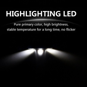 Mini-<span class=keywords><strong>plaque</strong></span> lumineuse 3 LED KS16-043 12V universelle pour moto – Vente en gros - Product Image 5