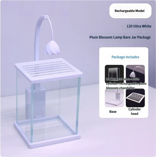 Confezione cilindrica per lampada da 120 prugne super bianche