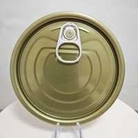 Haute Qualité 307 #   Couvre-boîte en aluminium chromé de 83,3 mm à ouverture facile pour boîtes de thon et de sardines