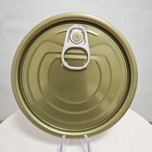Haute Qualité 307 #   Couvre-boîte en aluminium chromé <span class=keywords><strong>de</strong></span> 83,3 mm à ouverture facile <span class=keywords><strong>pour</strong></span> boîtes <span class=keywords><strong>de</strong></span> thon et <span class=keywords><strong>de</strong></span> sardines - Product Image 3