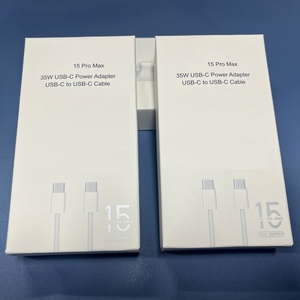 Xách Tay 35W Chúng Tôi EU Anh Cắm USB Loại C Nhanh Chóng Sạc Tường Sạc <span class=keywords><strong>Adapter</strong></span> 20W Với Cáp Cho <span class=keywords><strong>iPhone</strong></span> 17 16 15 14 13 12 11 Pro Max - Product Image 1