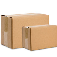 Cajas de Cartón Reciclable Marrón y Blanco CHING TA con Logotipo Personalizado, Cajas de Embalaje de Papel para Envío Ecológicas con Logo Impreso