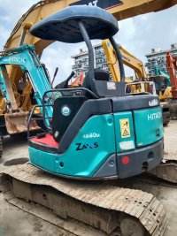 Excavadora sobre orugas HITACHI, alta calidad, segunda mano, marca japonesa, peso operativo de 4 toneladas con accesorios de bomba de cubo - Product Image 2