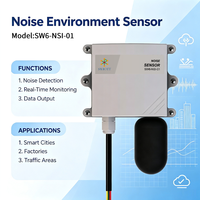 Capteur de bruit mural SW6NSI01, haute précision, niveau RS485 Modbus RTU, protection IP65, moniteur LoRaWAN DTU, surveillance IoT à distance