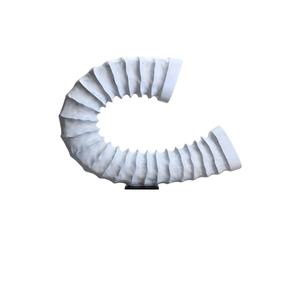 Oeuvre d'art abstraite sculptée art moderne sculpture <span class=keywords><strong>en</strong></span> <span class=keywords><strong>bois</strong></span> fibre de verre personnalisée <span class=keywords><strong>en</strong></span> <span class=keywords><strong>bois</strong></span> artisanat résine artisanat hôtel décor maison - Product Image 3