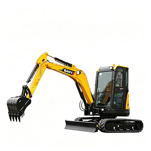 Mini-excavatrice sur chenilles Sany SY35U de haute qualité, état d'origine, bien entretenue, occasion, pour terres agricoles, en stock - Product Image 1