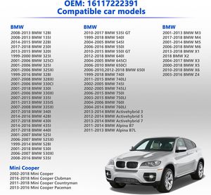 <span class=keywords><strong>Bouchon</strong></span> de réservoir d'essence 16117222391 pour 1999-2018 BMW E39 E46 E60 E90 E92-128i 320i 325i 328i <span class=keywords><strong>Mini</strong></span> <span class=keywords><strong>Cooper</strong></span> 10844,31848 bouchons de réservoir d'essence - Product Image 2