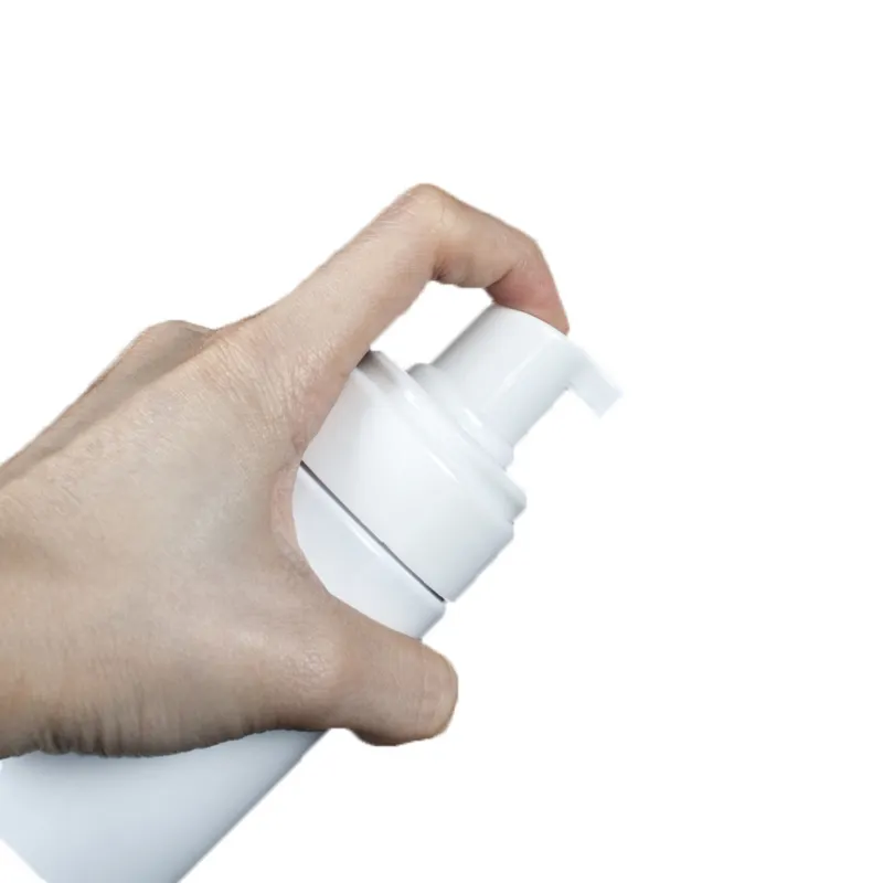 New Design Eco Friendly Bulk Sales Black Face Wash Pump Foam Mousse Bottle With Foaming Head Cap Or Brush