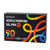 Set Pulpen Tinta Gel Metalik Plastik 1.0mm Tinta DIY Kartu Ucapan Undangan Pernikahan Perlengkapan Seni Kerajinan 6 Warna Akrilik Jurnal