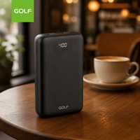 Chargeur mobile universel O E M en polymère, double type C PD 20W, charge rapide, mini batterie externe portable 20000mAh, écran LCD