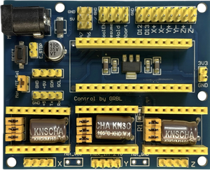 Placa de Control CNC para Arduino Nano, 3 Ejes, Controlador de Motor Paso a Paso A4988 DRV8825, Compatible con Módulo de Control GRBL 7-12V para Grabado - Product Image 4