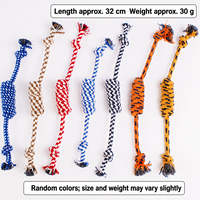 Jouets à mâcher pour chien en corde de coton écologique, durables, classiques, modernes, ensemble de balles pour le nettoyage des dents, entraînement interactif, utilisation intérieure et extérieure