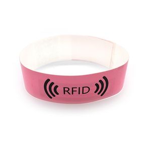 Grosir <span class=keywords><strong>MIFARE</strong></span> Plus S Chip NFC dapat disesuaikan stiker QR gelang kertas SLIX ICODE tahan air dengan Chip RFID - Product Image 1
