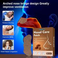 10 Patchs Nasaux Apaisants aux Herbes pour Améliorer les Difficultés Respiratoires et les Ronflements Fabriqués en Chine Modèle WCL-385