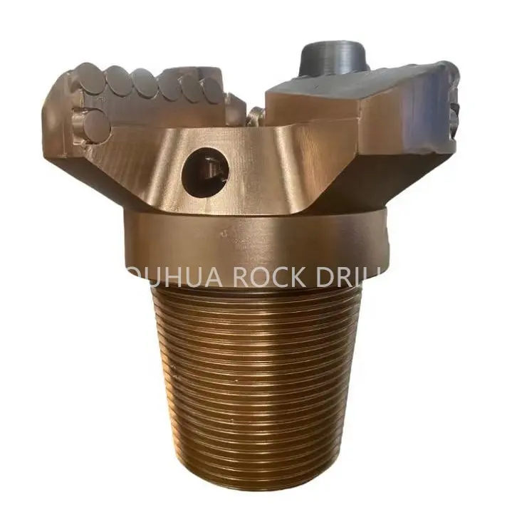 Factory Price 3 Wings Blue PDC Drilling Drag Bit Drilling Bits For Water Well Dril