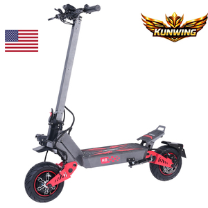 Trottinette électrique pliable JLM H8 Custom USA Warehouse, cadre en acier, double moteur 6000W, 60V 28Ah, autonomie 90km, roues tout-terrain 11 pouces, adulte - Product Image 1