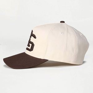 Custom Unisex Fitness Hats 5-Panel Cotton <b>Frame</b> Baseball Cap Puff Printing <b>Embroidery</b> Single Breasted Buckle Business Two-Tone - Product Image 4