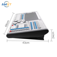 Consola de Iluminación Profesional para Escenarios con Flightcase, Controlador DMX 512 de Alta Calidad, Mezclador de Luces LED Par Móviles para DJ