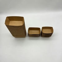 Prêt à expédier : Barquette jetable épaisse résistante à l'huile en papier kraft recyclé pour frites et poulet frit