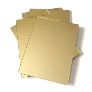 Shuohang Wholesale 2mm 3mm Gold Silver Color Pmma Wall Mirror Decorative Acrylic Sheet