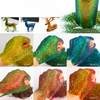 Poudre de paillettes caméléon cosmétique en gros 1/128 paillettes fines de changement de couleur décoration corps visage ongles