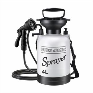 Pulverizador manual de jardín duradero de 3/4/5/6/8L con bomba de presión manual para regar flores y desinfectar - Product Image 1