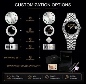 Montres pour hommes personnalisées avec logo OEM, mouvement NH35, bracelet en silicone, pour les personnes qui s'en fiche, <span class=keywords><strong>je</strong></span> suis déjà en retard - Product Image 3