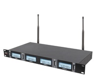 Système de microphone à main sans fil QUAD UHF 4 Microphone radio