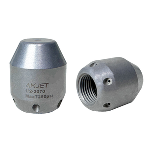 <span class=keywords><strong>Buse</strong></span> rotative pour nettoyeur de canalisation 1/4 3/8 NPT, <span class=keywords><strong>buse</strong></span> pour nettoyeur de canalisation, débit applicable 20-70 lpm pour déboucher les canalisations - Product Image 1