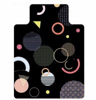 888 JIEYU tapis de chaise de bureau en PVC de haute qualité modèle personnalisé pour planchers de bois dur et de carrelage pour chaises d'ordinateurs roulants à la maison