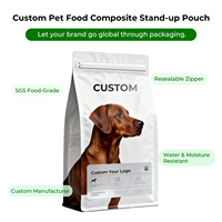 Sachet plat personnalisé anti-humidité mat en PE laminé avec fermeture éclair pour l'emballage de noix mélangées et la vente au détail de snacks