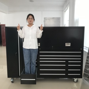 Bán Buôn 72 Inch Lớn Cán Công Cụ Tủ Ngực Phổ Biến Nhất Hội Thảo Cơ Khí Hộp Công Cụ Thiết Lập Hutch Sắt OEM Tùy Chỉnh - Product Image 2