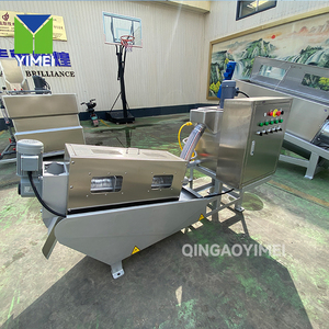 Full Set Screw Press <b>Sludge</b> Dewatering Machine With Polymer Dosing System <b>Pump</b> & Bearing Energy Saving Variable Speed Control Sl - Product Image 2