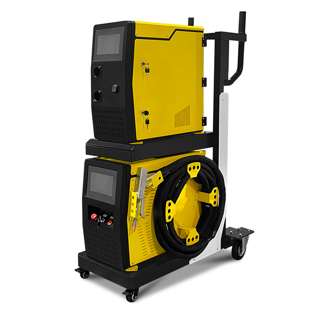 Handheld CNC Fiber Laser Welding Machine Double Wire Feeder 1500W/2000W  High Efficiency Air Cooling New Design Carbon Steel