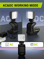 Lámpara de Trabajo LED Inalámbrica Recargable para Exteriores Maxforce con Soporte para Garaje, Taller, Mecánico, Camping - Iluminación