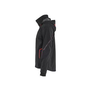 BLAKLADER - 448319179956XS Veste imperméable stretch Noir/Rouge-EAN 7330509948040 PROTECTION TOUT TEMPS - Product Image 4