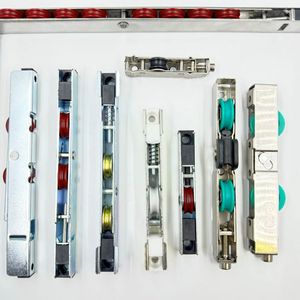 Con lăn nylon với khung thép cho cửa sổ trượt & cửa đơn/đôi, phẳng/rãnh bánh xe có sẵn phụ kiện cửa sổ - Product Image 2