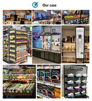 Écran publicitaire numérique LCD intelligent d'intérieur de 23,1 pouces avec CMS basé sur le cloud pour supermarchés, magasins de détail, signalisation dynamique et animation