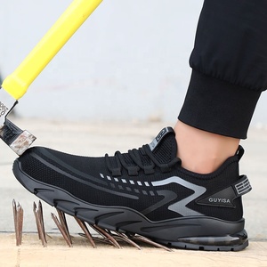 <span class=keywords><strong>Scarpe</strong></span> <span class=keywords><strong>Antinfortunistiche</strong></span> GUYISA Nuove alla Moda, Traspiranti, in Tessuto Volante, Suole in Gomma Resistenti all'Usura, <span class=keywords><strong>Scarpe</strong></span> da Lavoro per Esterni con Punta in Acciaio - Product Image 2