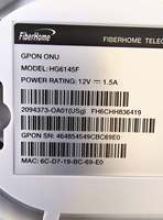 HG6145F FTTH GPON ONT Gateway Wi-Fi 6 de Doble Banda, 4 Puertos Gigabit Ethernet, 1 Puerto de Voz, Módem de Fibra para ISP