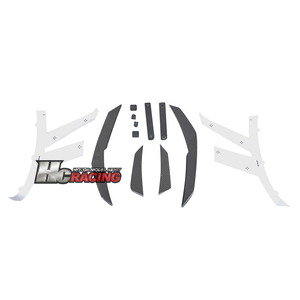 Alerón Delantero de Fibra de Carbono Estilo P, Aletas, Divisores, Canards, Molduras para Audi R8 2016-2019, Tuning Automotriz - Product Image 1