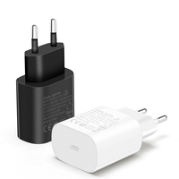 Cargador Inteligente para Samsung EP-TA800, Adaptador de Carga Rápida de 25W, QC3.0 PD 5A 2A 3A, Salida USB C, Cargador para Teléfono Móvil