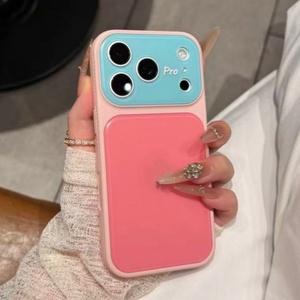 เคสโทรศัพท์ IMD ลายเรนโบว์โดปา พร้อมเลนส์กล้องแก้วนีออนสีสันสดใส ป้องกันสำหรับฤดูร้อน สำหรับ iPhone 14 15 16 17 pro max - Product Image 4