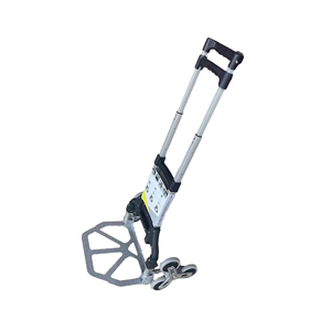 6 ruedas de aluminio portátil arriba escalera escalada plegable <span class=keywords><strong>Carro</strong></span> de mano plegable - Product Image 4
